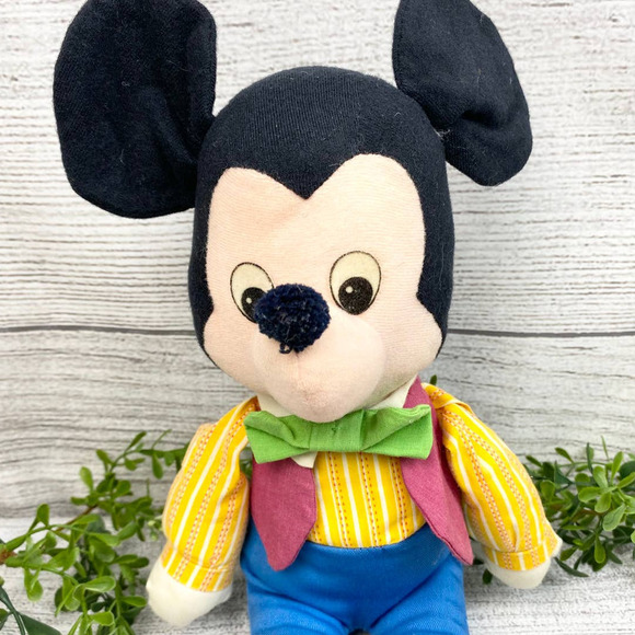 VINTAGE 1970's Mickey Mouse Plush Doll - Picture 2 of 10